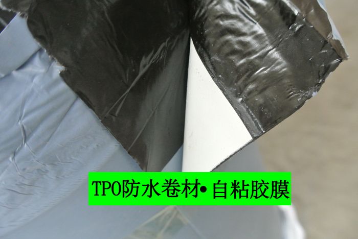 tpo高分子自粘膠膜防水卷材